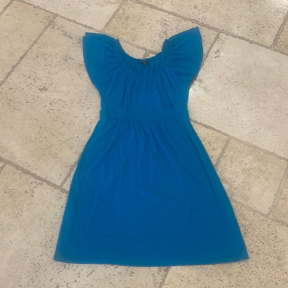 Express Dresses & Skirts - Express Turquoise Flowy Casual Dress